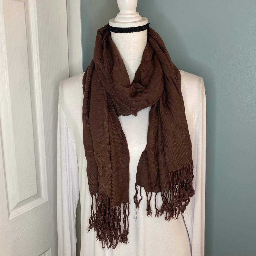 Fine Shawl Fringed Scarf